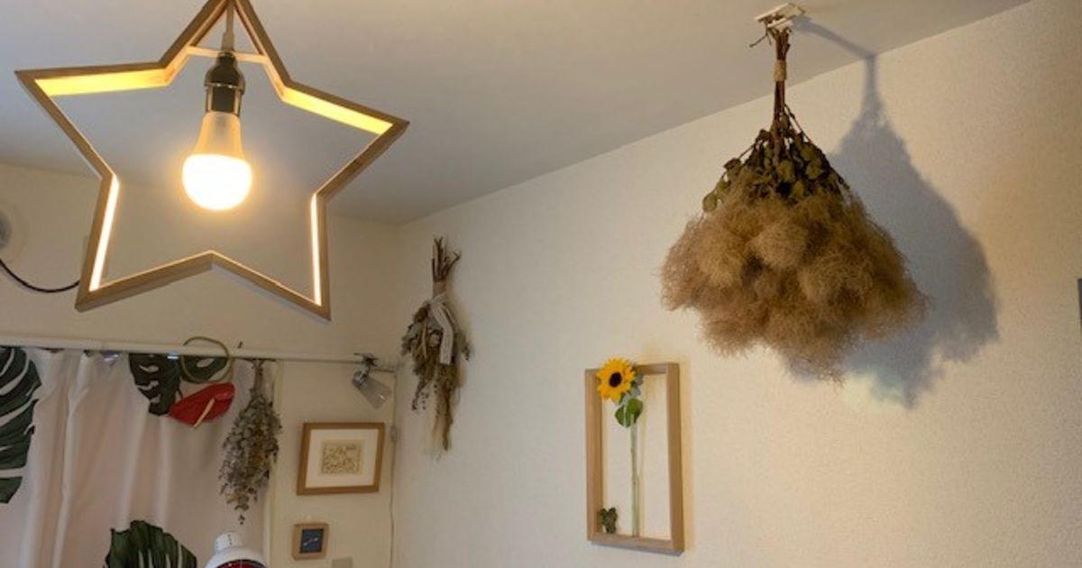 Flatfurniture フレームフラワーベースに向日葵を